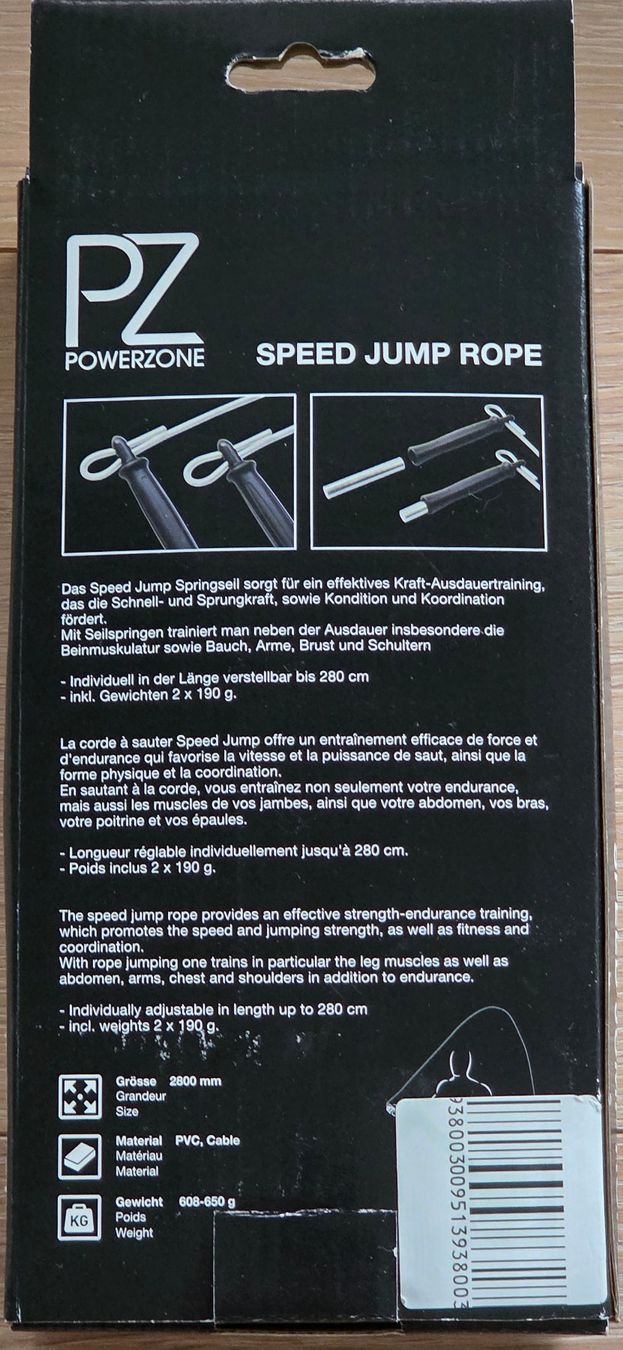 Corde per saltare: Speed Jump Rope (Springseil), NEU – Nuovo (secondo la descrizione) da Liebefeld venduto da bgu_l5vk 2