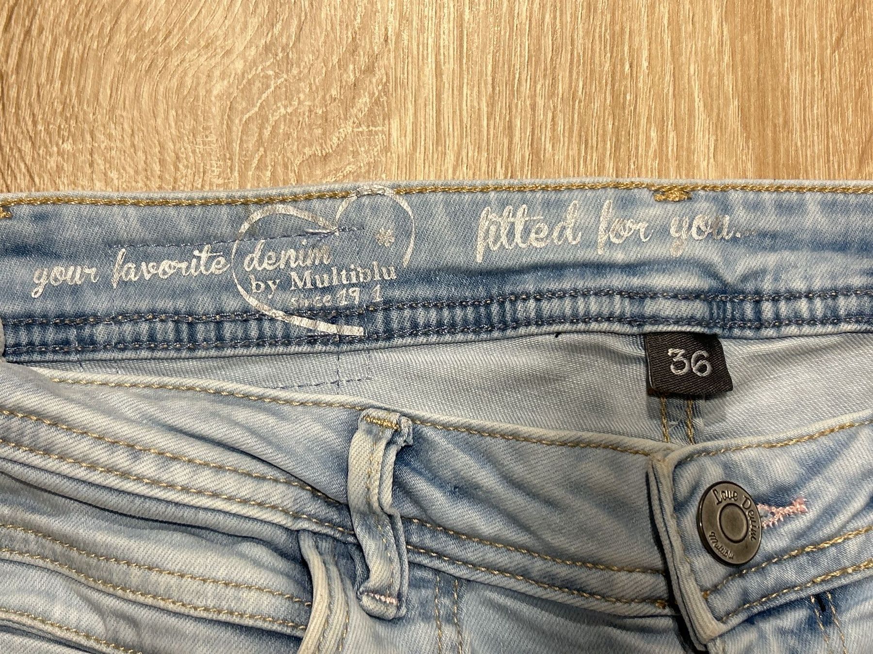 Jeans: Bermudas - Jeans von Malibu hellblau, Gr. 36 – Usato da Brunnen venduto da Nala2929 5
