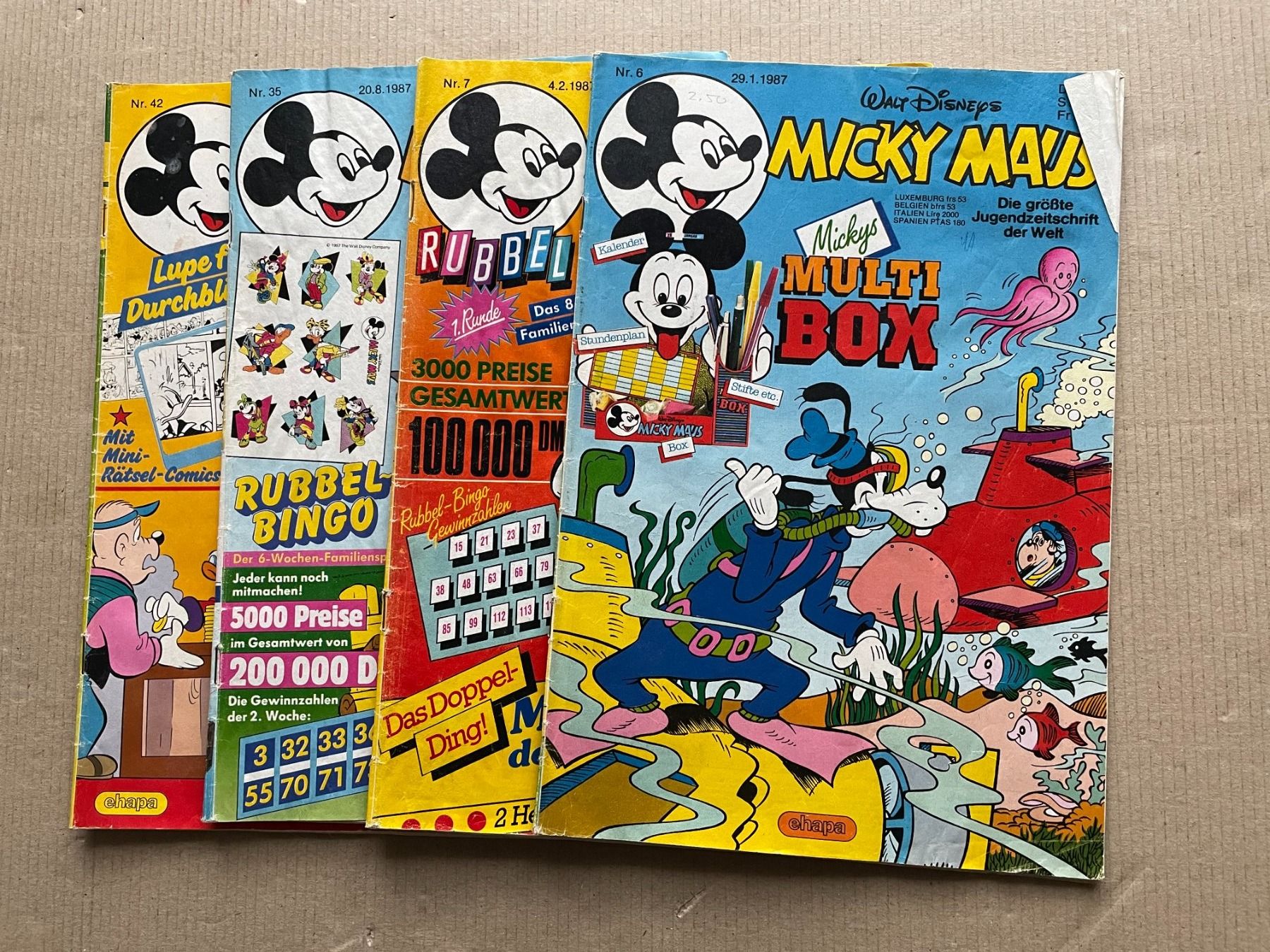 BD: Micky Maus 1987 (4 Heft) – D'occasion à Pratteln par 66werni