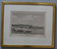 Kupferstich „VUE DU CHATEAU DE NIDAU “