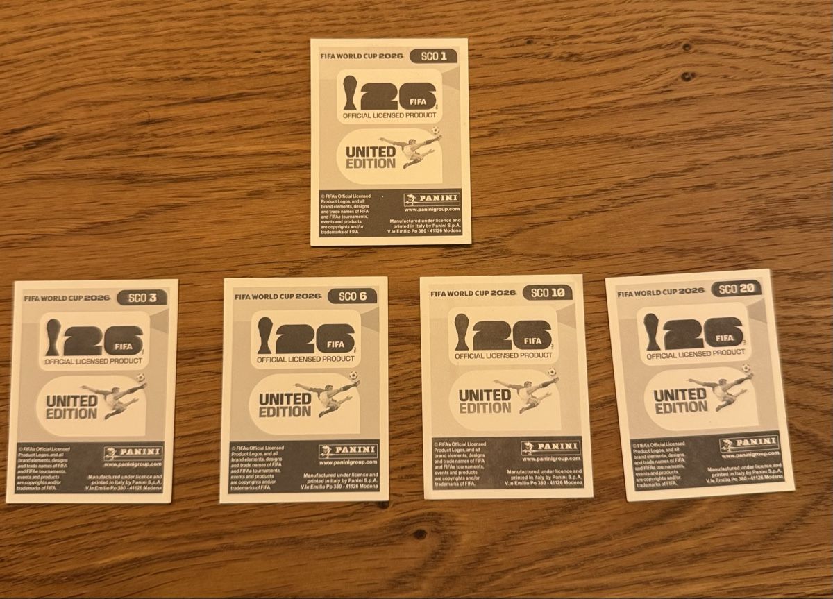 Panini Sammelbilder & Trading cards: Panini Sticker WM 2026 SCO – Neu (gemäss Beschreibung) aus Oberwil-Lieli von MantaFango 1