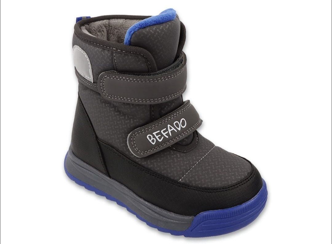 Scarpe per ragazzi: Winterstiefel, Grösse 29 - BLAU/GRAU ; NEU ! – Nuovo e nell'imballaggio originale da Flumenthal venduto da Krajan