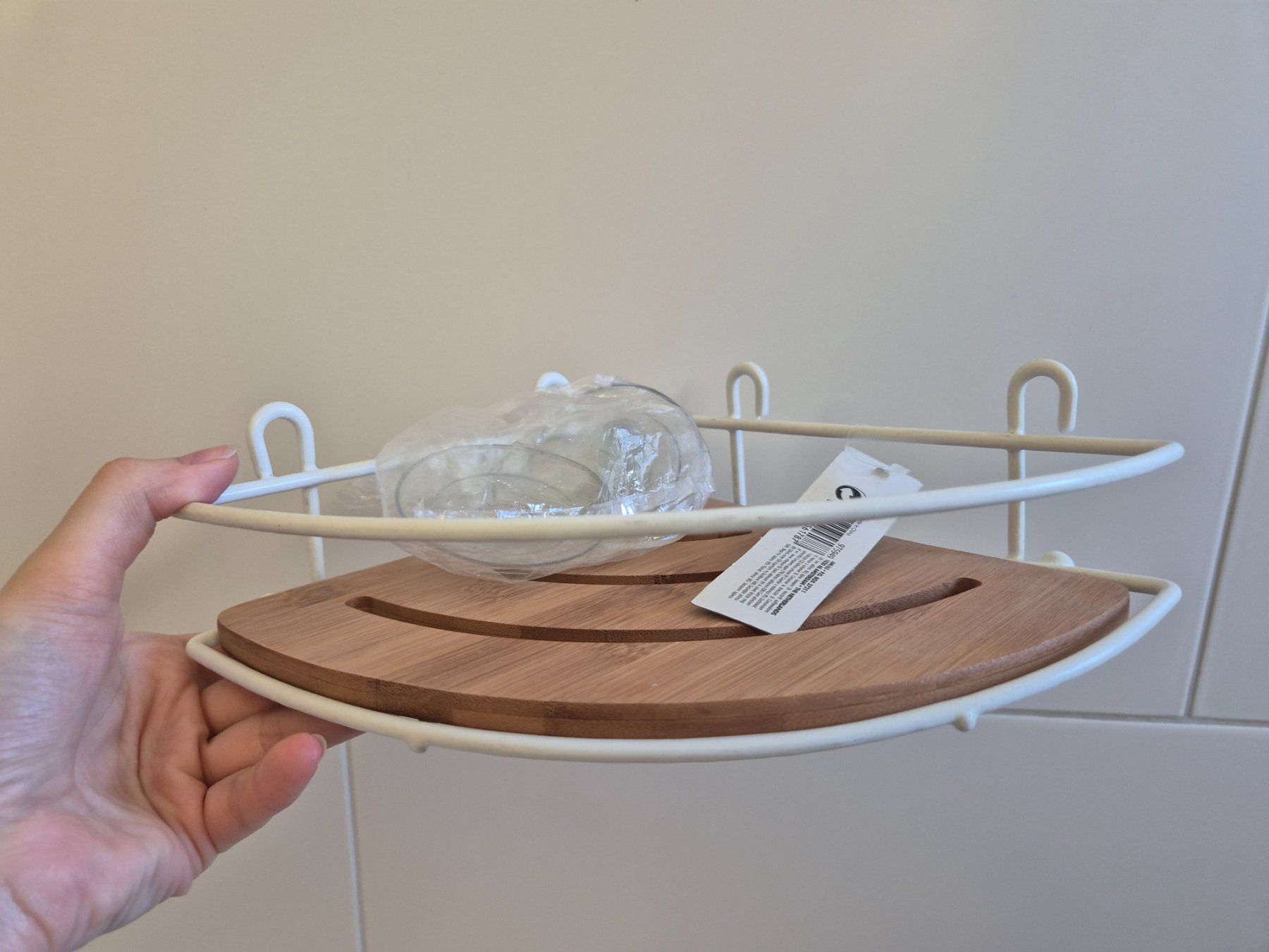 Regale: Bambus Eck-Duschregal mit Saugnäpfen – Neu und originalverpackt aus Zürich von pau_y8mv 5