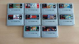Diverse Spiele für SNES