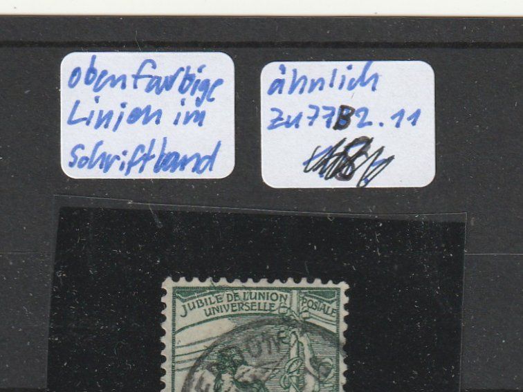 Tutti i francobolli: Abart Zu. Nr. 77 – Usato da Rorschacherberg venduto da fratovi2 1
