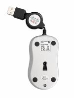 Targus USB-Maus mit einziehbarem Kabel  kompakt & praktisch