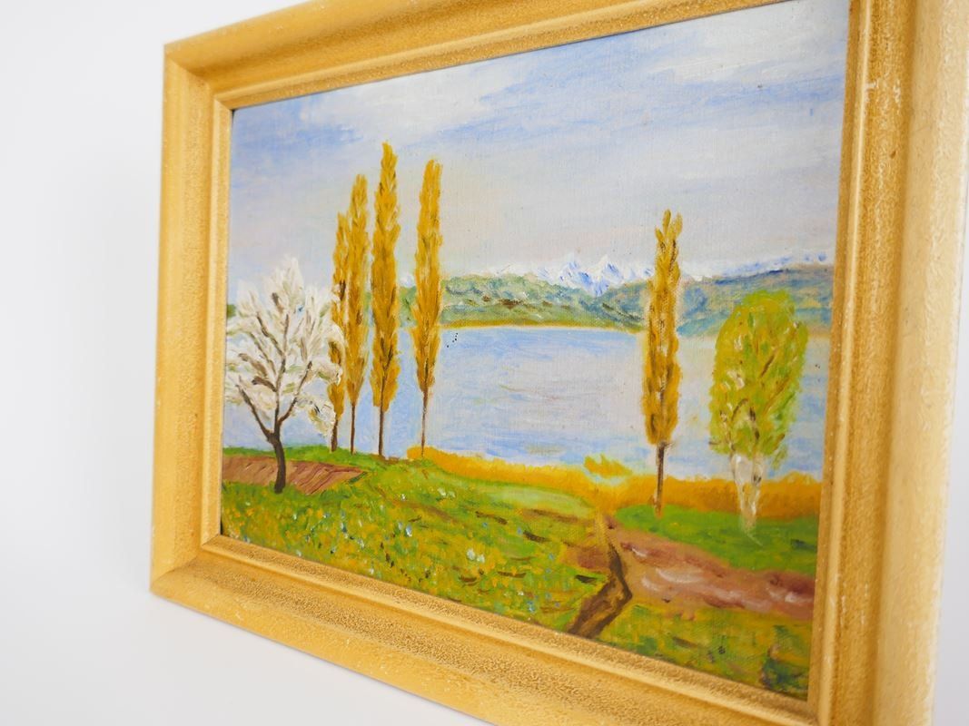 Dipinti: Acrylgemälde Landschaftsdarstellung – Usato da Urtenen-Schönbühl venduto da Restwert_Schoenbuehl 2