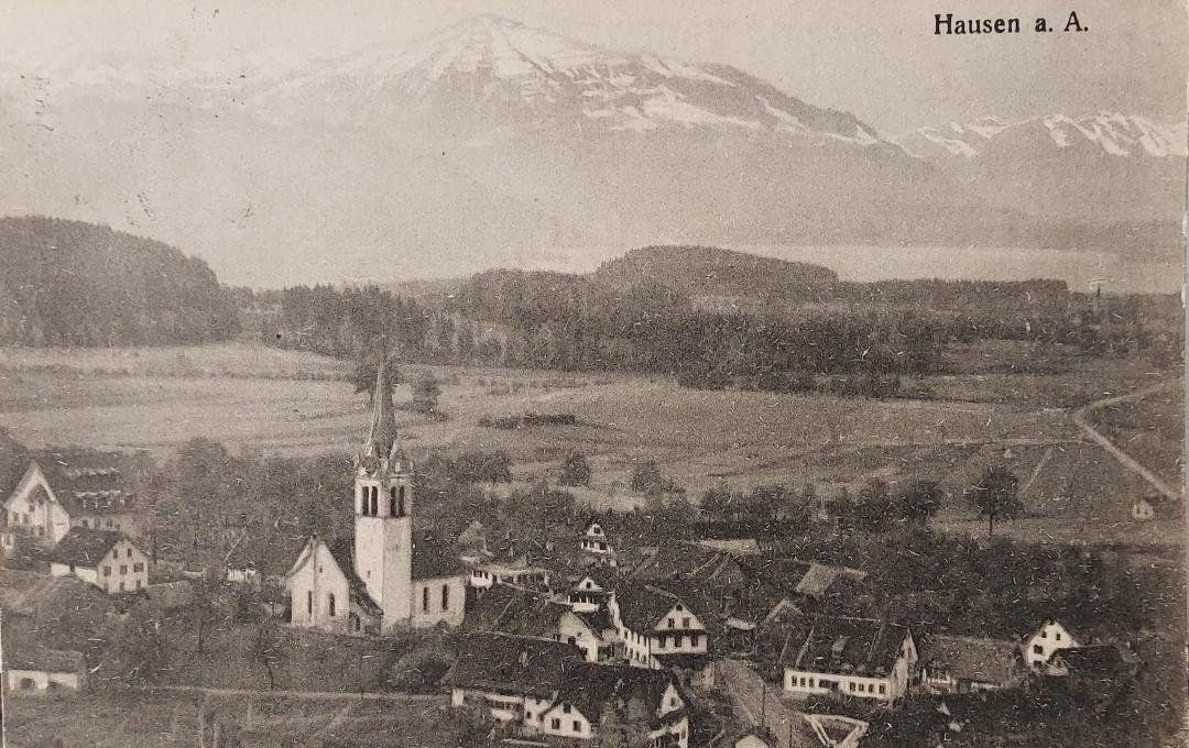 Cartoline postali: HAUSEN am Albis - 1919 – Usato da Delémont venduto da Domdom1