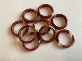 Ring Jaspis-rot Sie wählen die Grösse. Preis pro Ring.