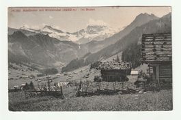 AK Adelboden mit Wildstrubel Im Boden BE Frutigen 1912