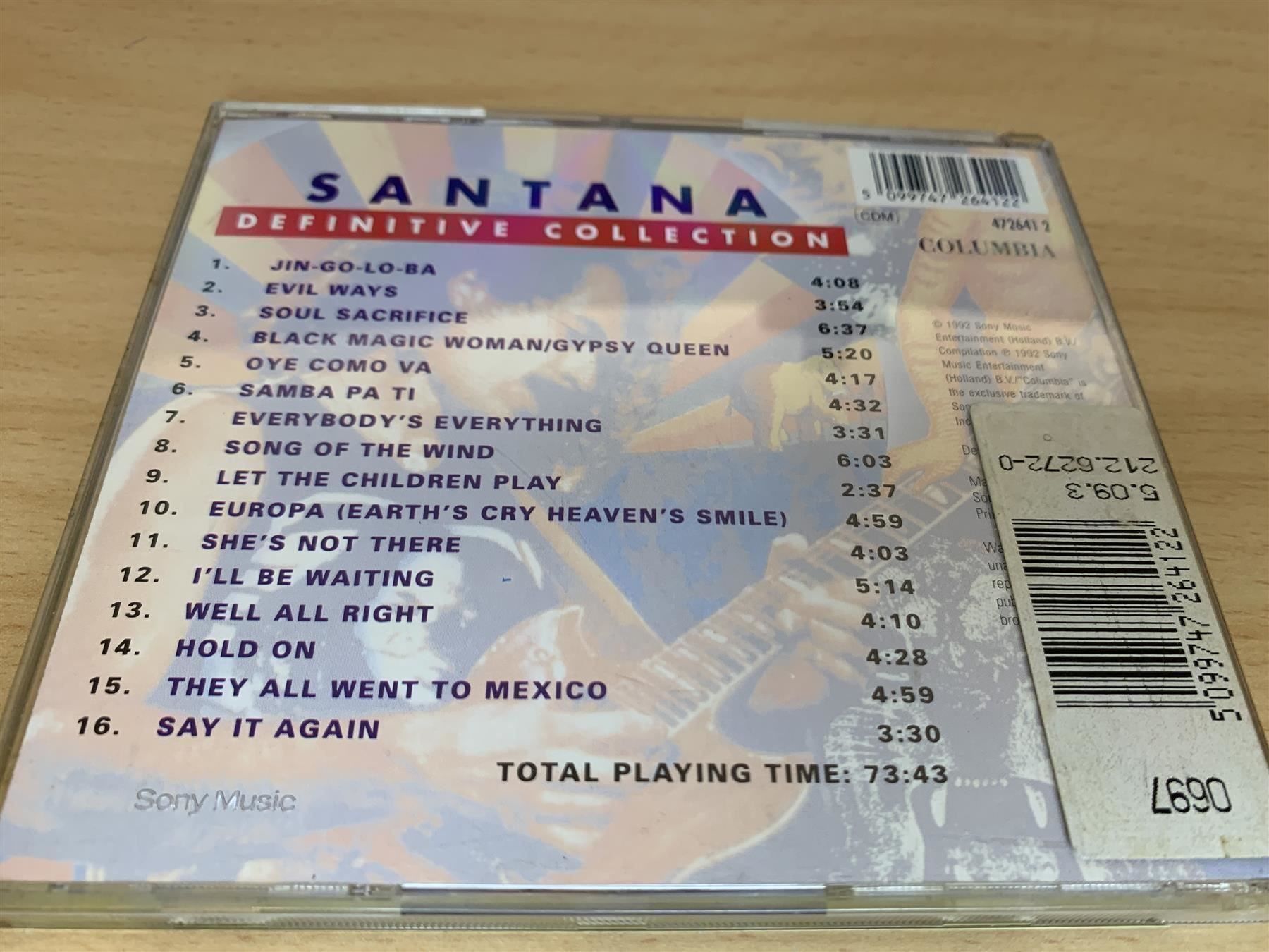 CD: Santana – Definitive Collection – Usato da Rikon im Tösstal venduto da Alpenmutz 1