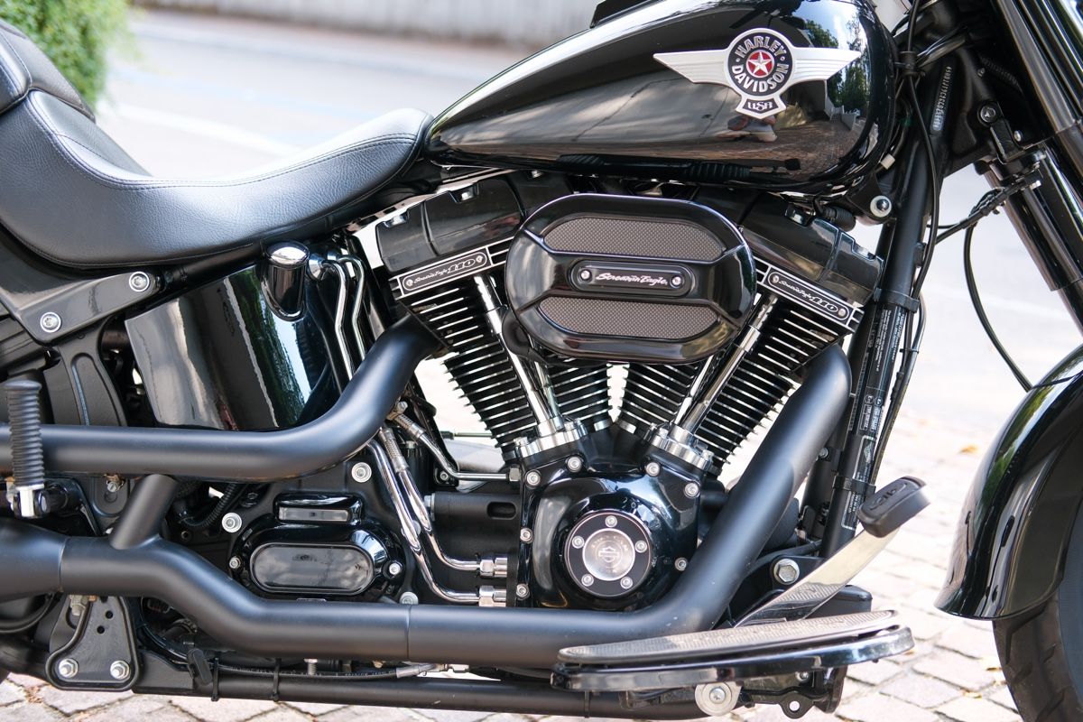 Harley-Davidson Chopper: Harley Davidson Fat Boy S – Gebraucht aus Zürich von oehlinsbt 5
