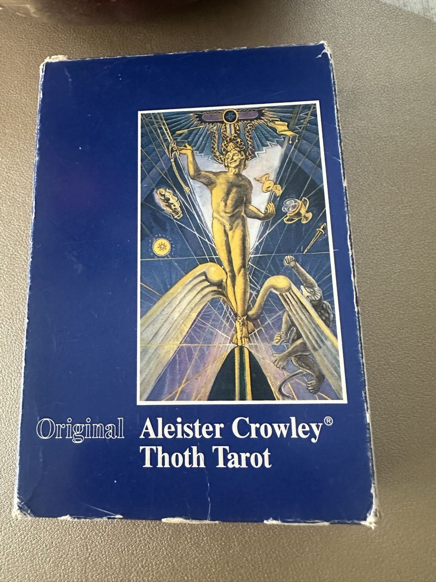 Karten: Tarotkarten, Aleister Crowley Thoth Tarot 1986 – Gebraucht aus Sevelen von Stopglobal. 1