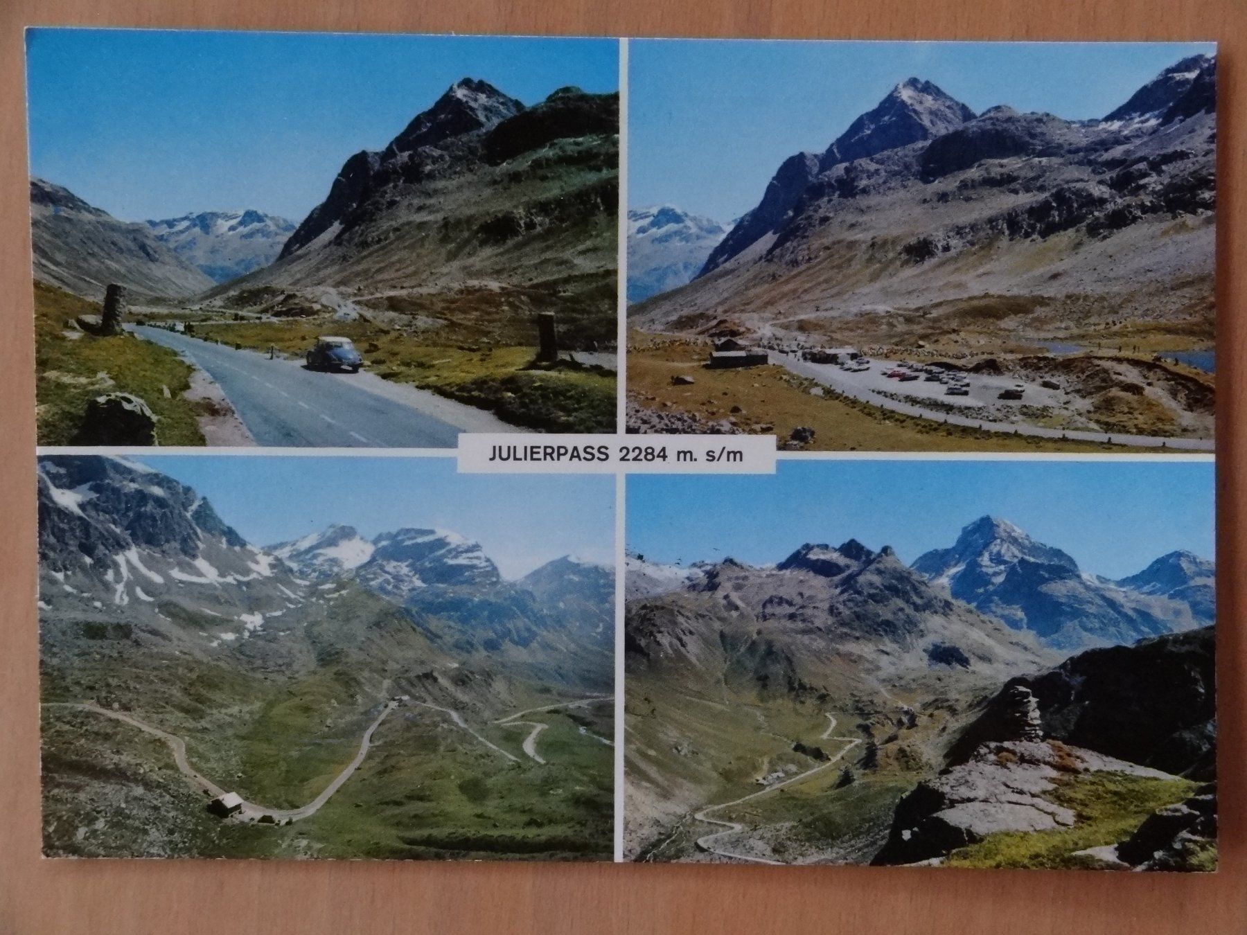 Cartoline postali: Julier-Pass, 4 vues – Usato da St Léonard venduto da Riglin