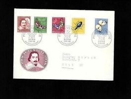 FDC Pro Juventute Serie 1956 J163 - J167 ET Bern 1.12.1956