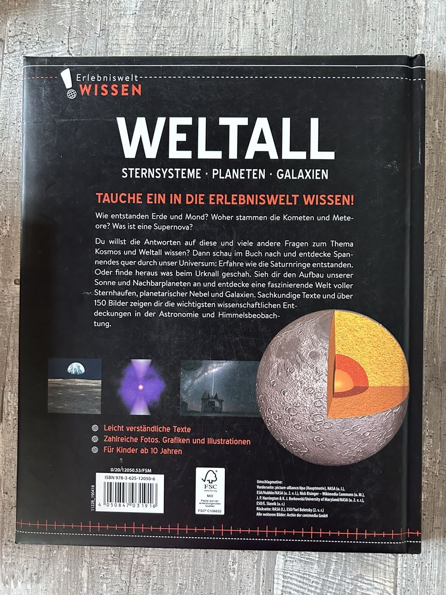 Livres: WELTALL – D'occasion à Brüttisellen par mogador9 1
