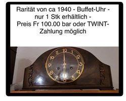Buffet-Uhr / Stand-Uhr antik