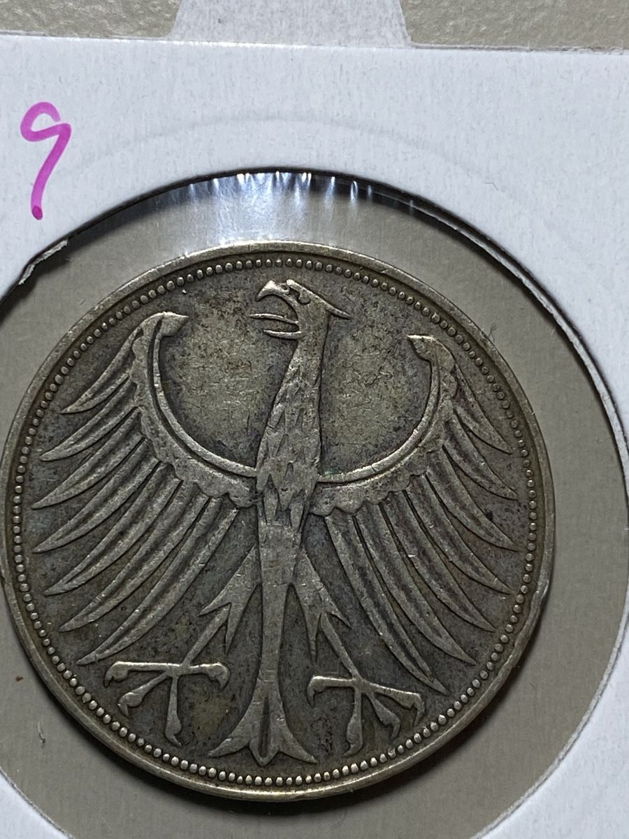 Tutti le monete: Allemagne - 5 DM - 1951 - AG  – Usato da Payerne venduto da Mike1682 3