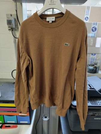 Lacoste - beige Pullover Gr. L