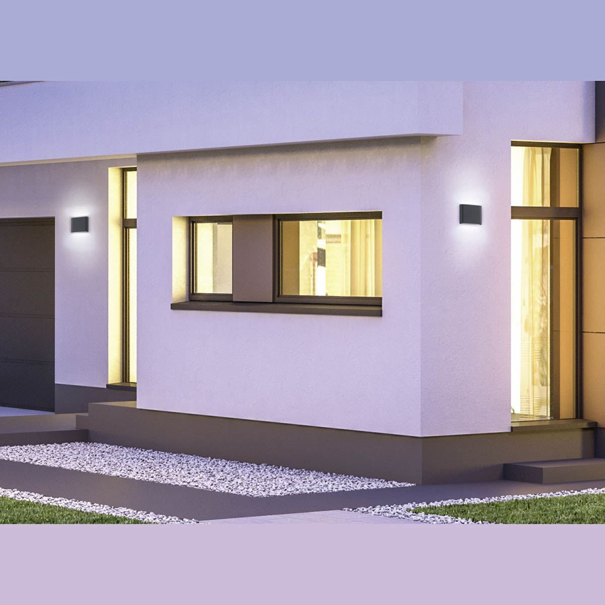 Lampen: LED Aussen Wandleuchte, 11 cm x 9 cm – Neu (gemäss Beschreibung) aus Kreuzlingen von Smart-Light 1