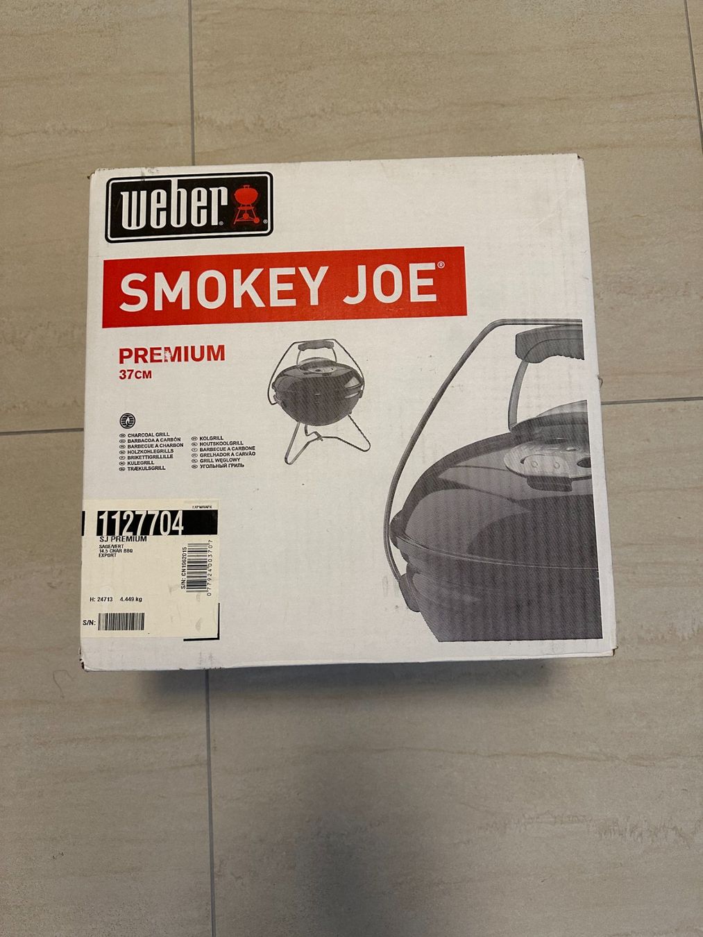 Griglie: Weber Smokey Joe – Nuovo e nell'imballaggio originale da Lausanne venduto da ebe_t9gw