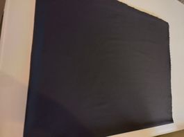 BAUMWOLL-STRETCH STOFFRESTEN schwarz