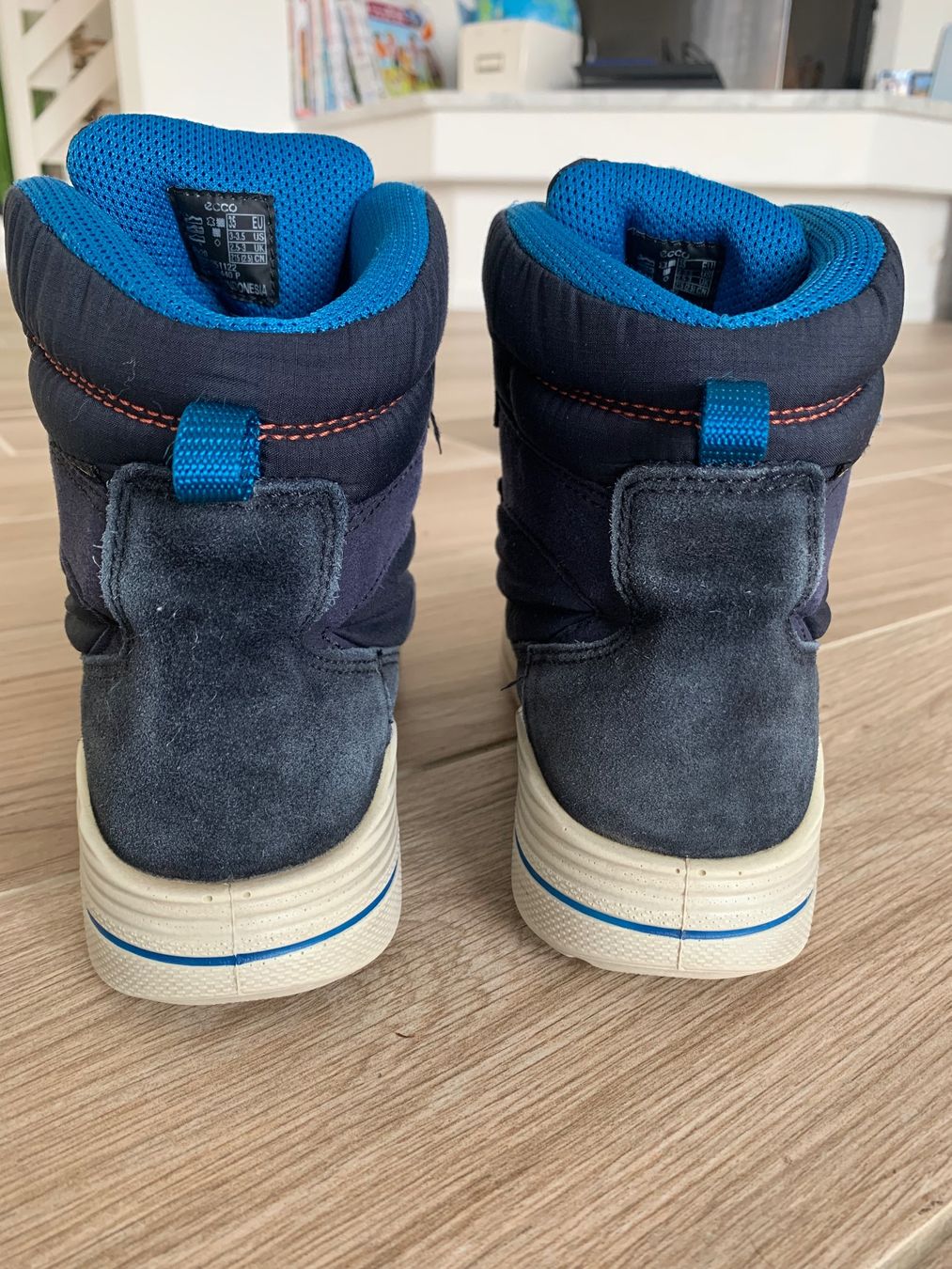 Ecco Schuhe für Jungen: Ecco Goretex Winterschuhe Gr. 35 blau – Gebraucht aus Rudolfstetten von Joyw 4