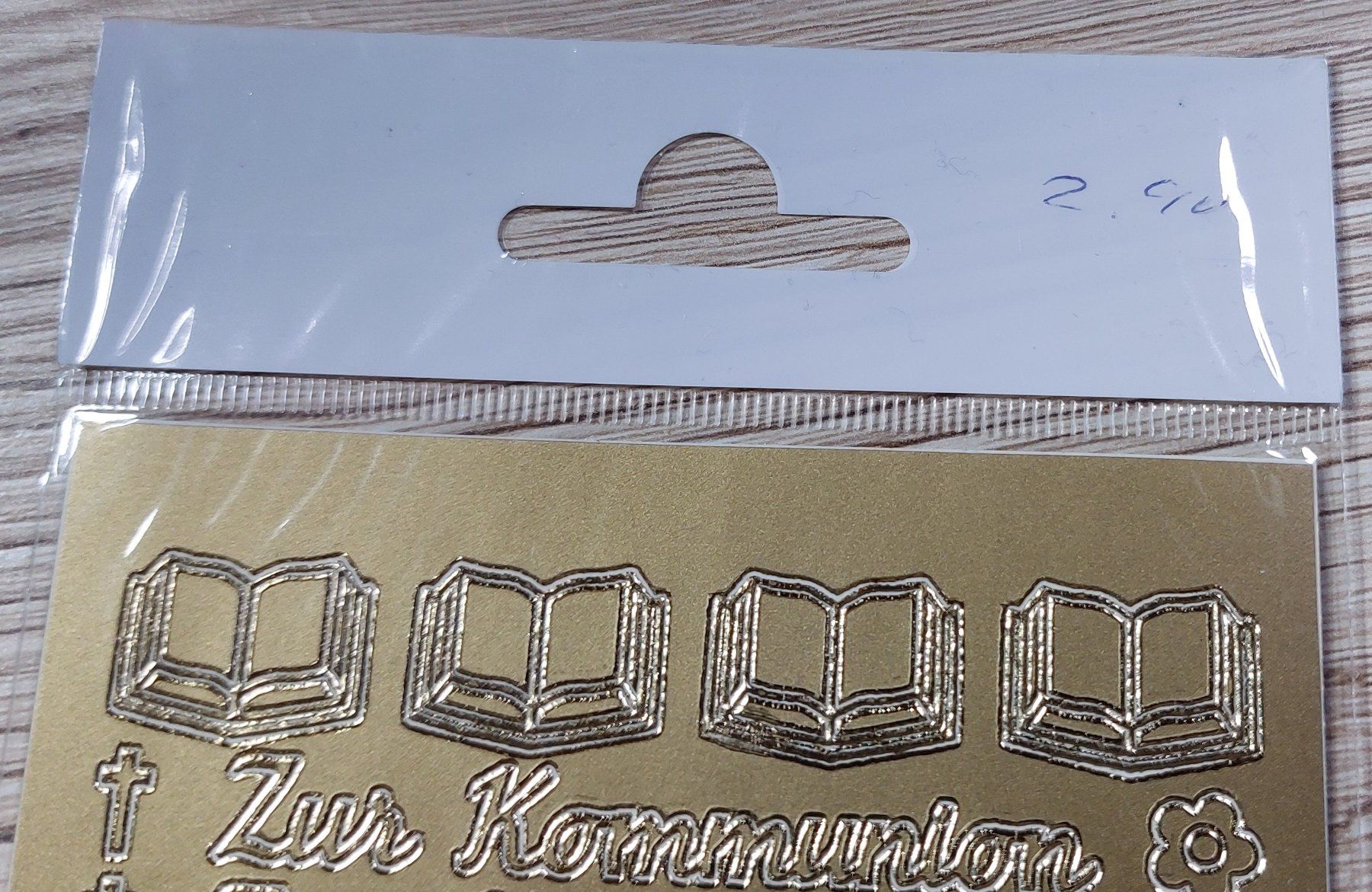 Sticker: Aufkleber "Zur Kommunion" Gold oder Silber / Neupreis 2.90 – Nuovo e nell'imballaggio originale da Zollikofen venduto da Blackie 8