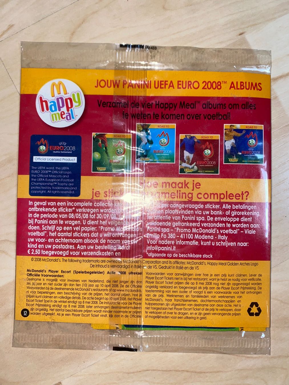 Panini Carte collezionabili: Panini Euro 2008 - MacDonalds Tüte - Selten – Nuovo (secondo la descrizione) da Unterlunkhofen venduto da PaniNicola 1