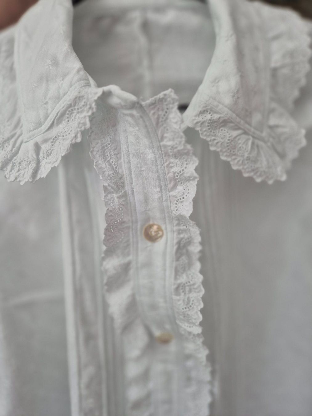 Costumi: Damen Trachten Bluse weiss antik – Usato da Bern venduto da aronari 3
