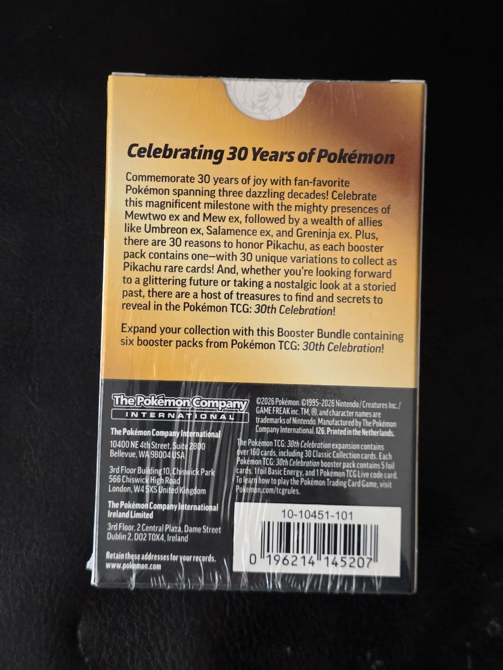 Pokémon Cartes à collectionner: POKÉMON 30TH CELEBRATIONS | BOOSTER BUNDLE – Neuf avec emballage d'origine à Bellinzona par egemon 1