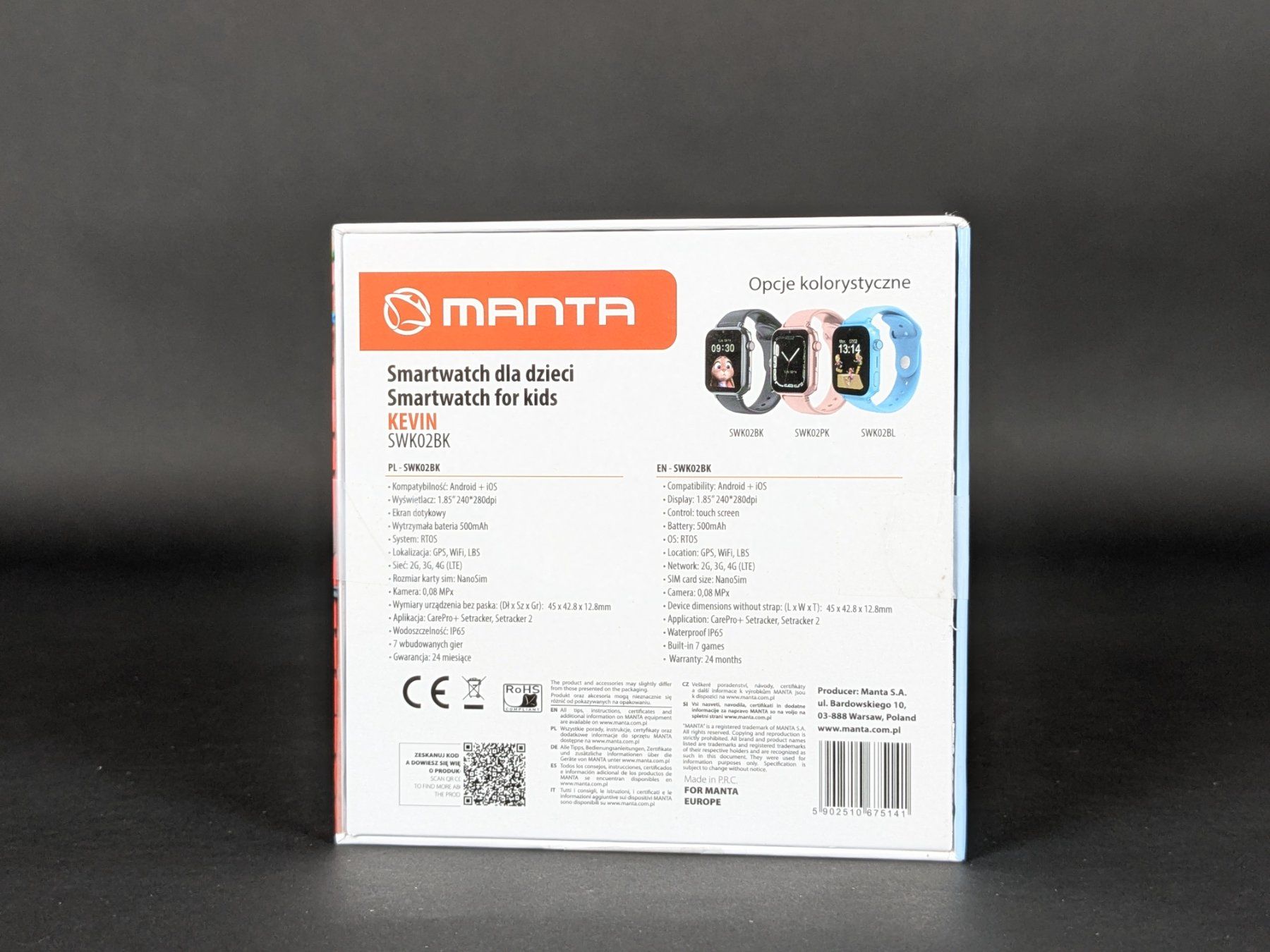 Smartwatch: MANTA Smartwatch for Kids Android/iOS – Neu (gemäss Beschreibung) aus Thun von Restwert_Thun 4