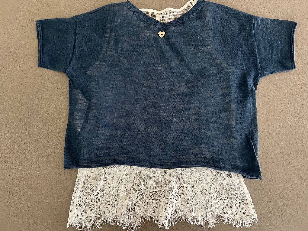 Twinset Blusen, T-Shirts & Tops: Doppelshirt von Twinset Gr. 128 – Neu (gemäss Beschreibung) aus Oberrohrdorf von Augustus5 1