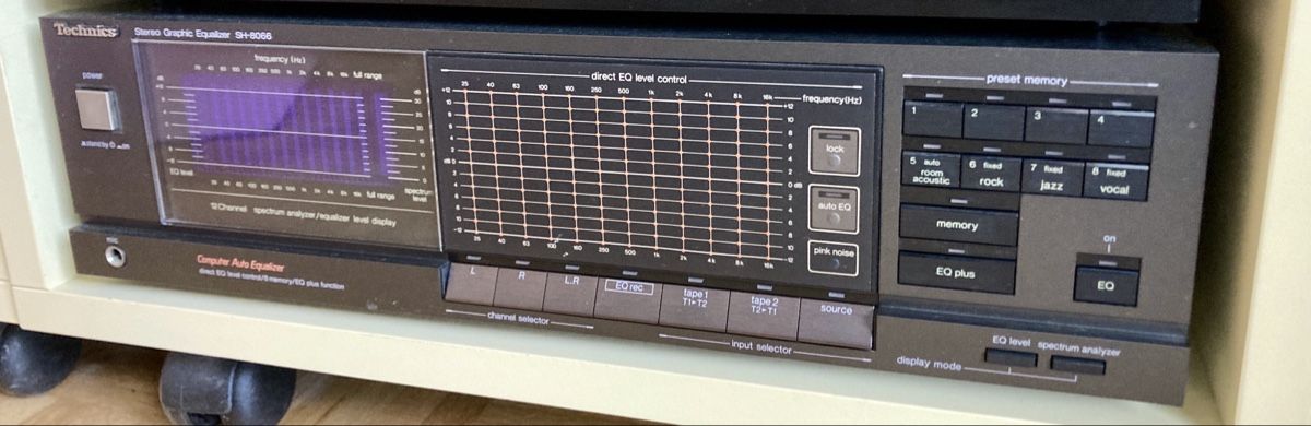 Technics Equalizzatori: Technics Stereo Graphic Equalizer SH-8066 – Usato da Winterthur venduto da dut_v9gs