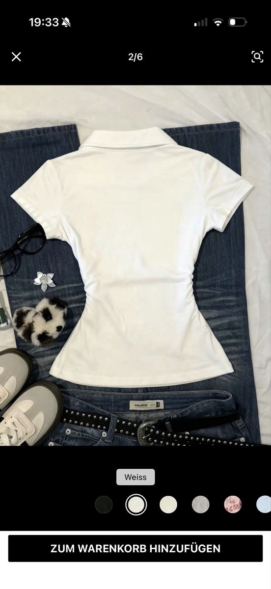 Shein Tops:  Top weiss  – Neu (gemäss Beschreibung) aus Rorschach von pri_2mml 2