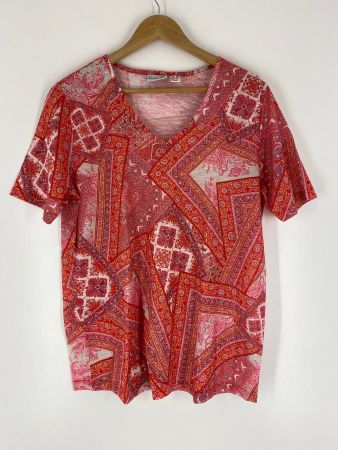 T-Shirt mit V-Ausschnitt, Grösse 44, "Neuwertig"