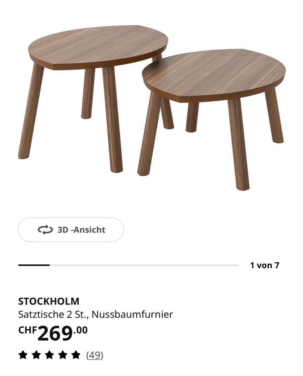 Ikea Tische: Salontisch Holz – Gebraucht aus Belp von s_n_l6cr 3