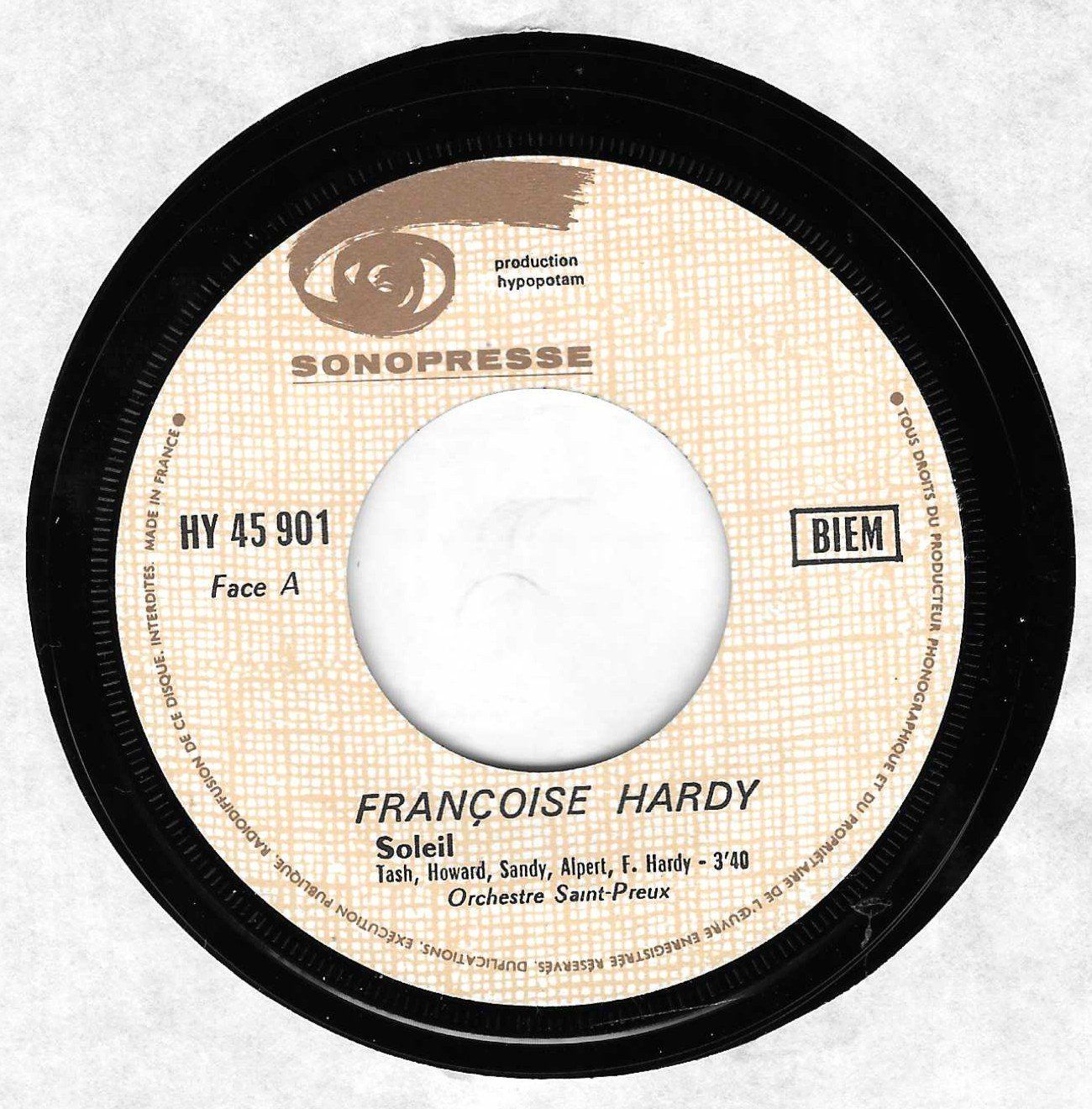 Dischi in vinile: FRANCOISE HARDY  -  SOLEIL  +  JE FAIS DES PUZZLES – Usato da Bex venduto da Giorgiob 1