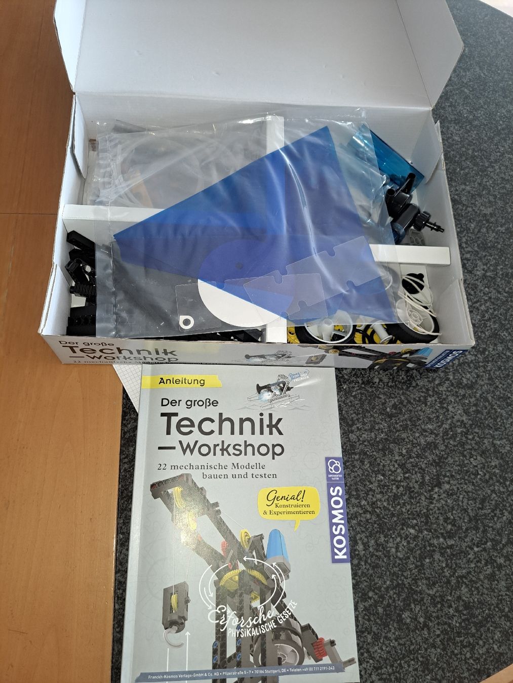 Kit di costruzioni: Experimentierkasten Kosmos Technik Workshop – Nuovo (secondo la descrizione) da Niederteufen venduto da nalin08 1