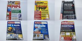 6 Hefte aus den Bereichen Internet, Website und PHP