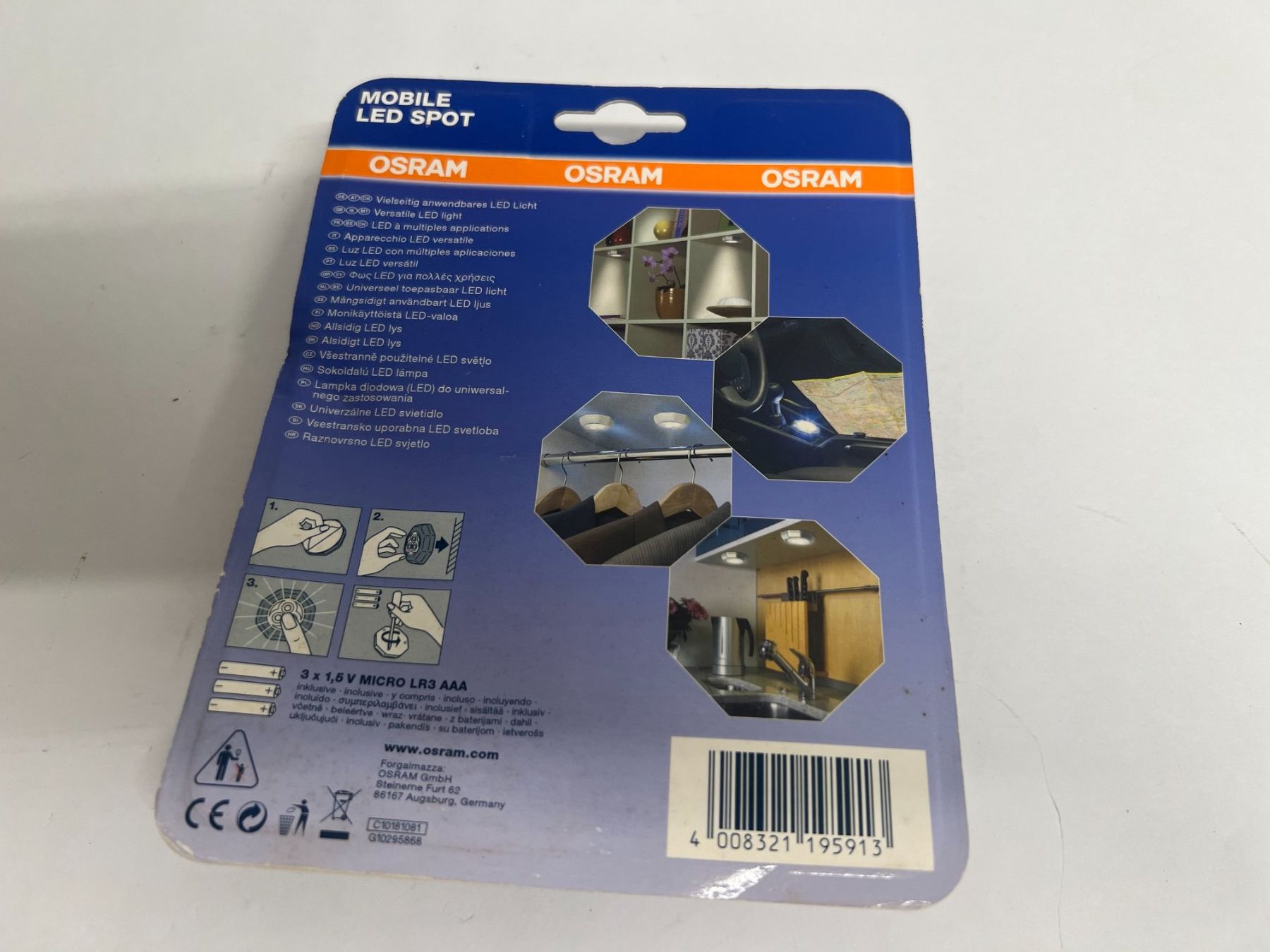 Osram Lampade: 2 OSRAM Mobile LED-Spots – originalverpackt – Usato da Rickenbach LU venduto da Spalierelger 1