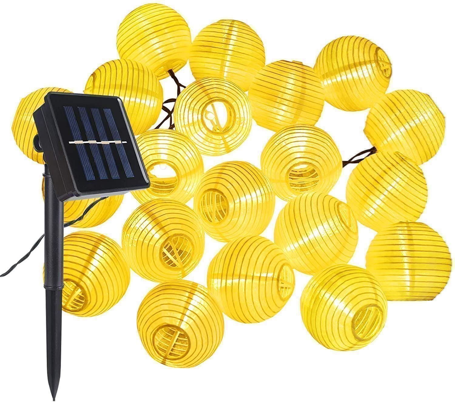 Ghirlande e barre luminose: 6,5m Solar LED Laterne Lichterkette 30er – Nuovo (secondo la descrizione) da Thun venduto da 365buy 6