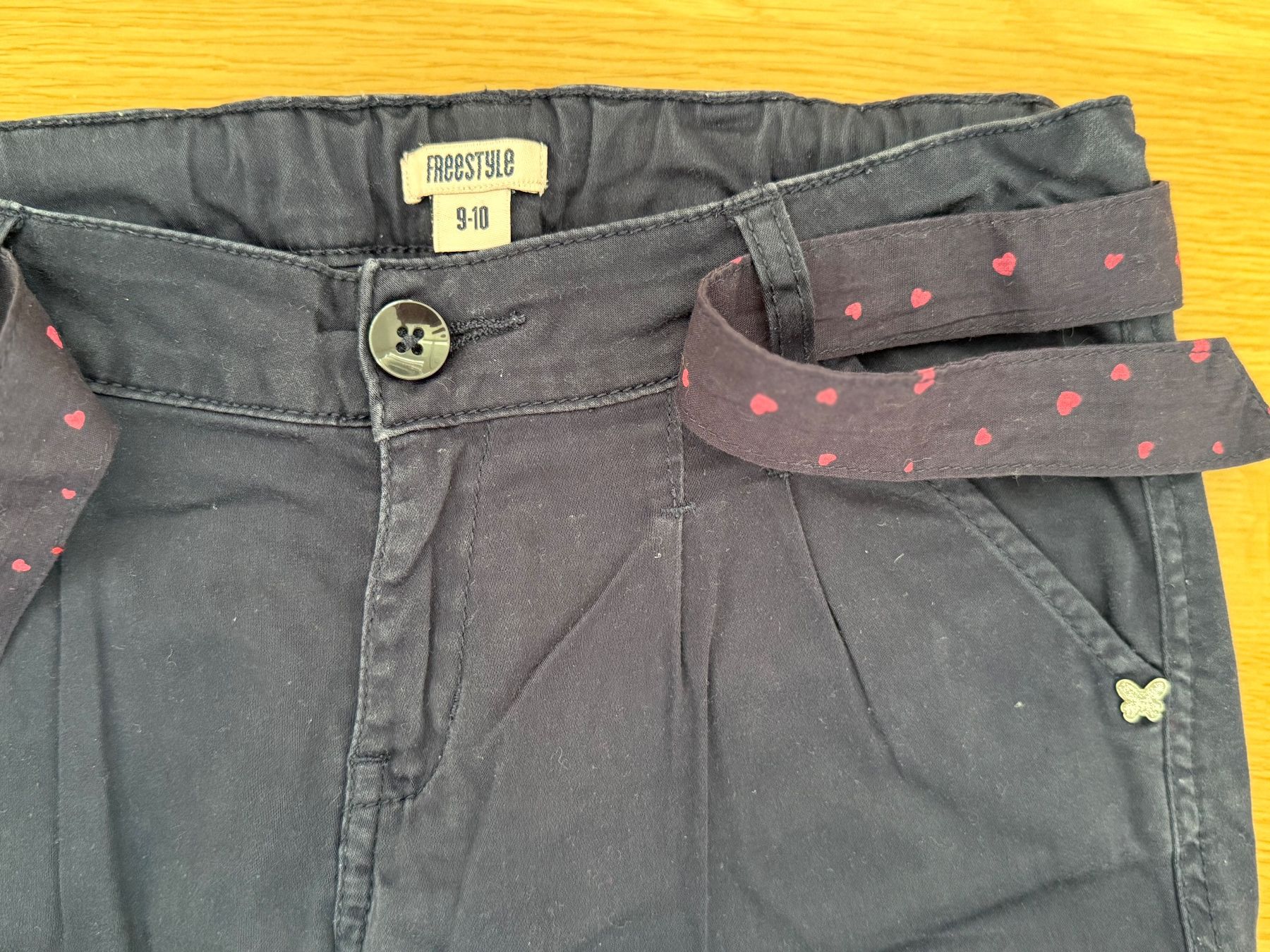 Pantaloni: Dunkelblaue Sommer Hose, Grösse 128 – Usato da Hünibach venduto da rotestandem01 2