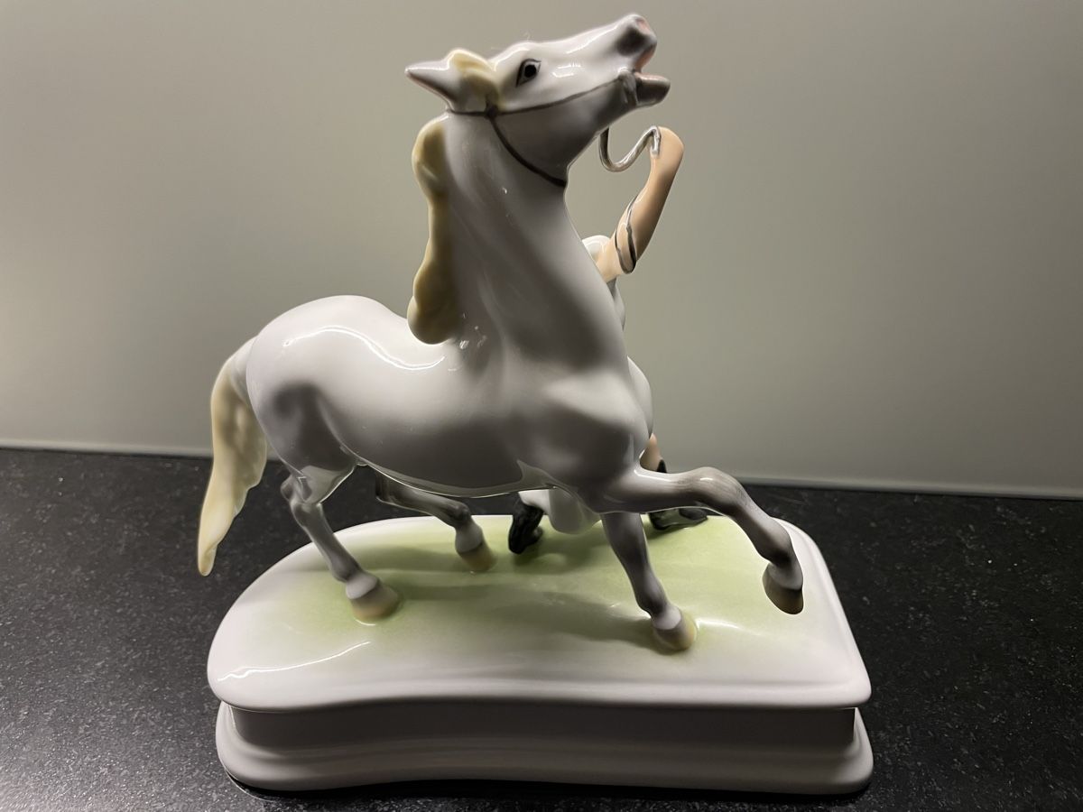 Herend Statuette: Pferd mit Hirte – Usato da Ettingen venduto da 2xja 2