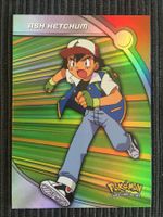Pokemon Ash Holo Rainbow  Topps Series 2 1999 Vintage NM
