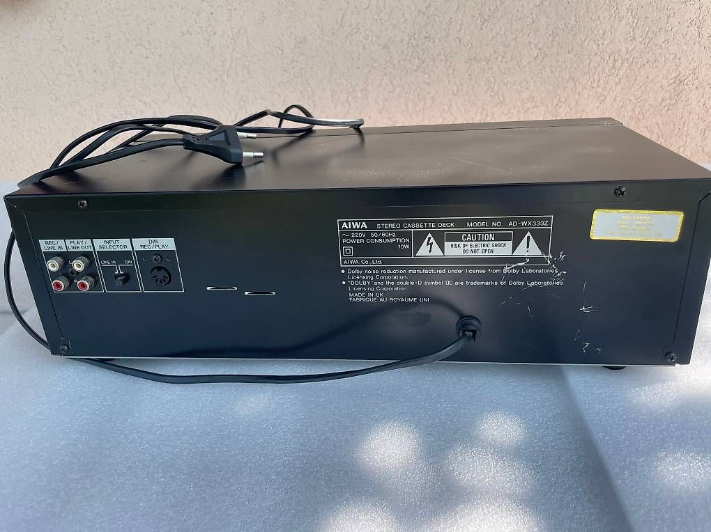 Aiwa Lettore multimediale & Streamer: AIWA AD-WX333Z Stereo Cassette Deck – Usato da Courfaivre venduto da Bernard1959 1