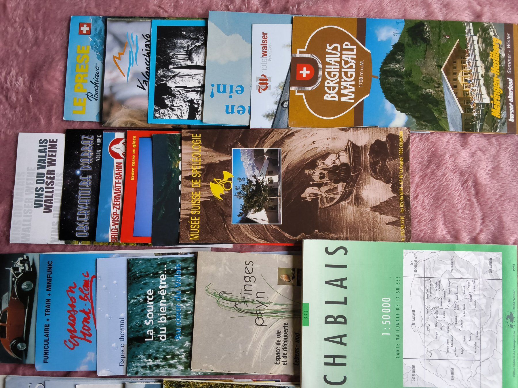 Documenti: Set versch. PROSPEKTE Schweiz 900 g. – Usato da Hallau venduto da histoiremerveilleuse 3