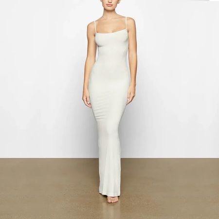 SKIMS Marble Shimmer Soft Lounge Slip Dress Gr. S