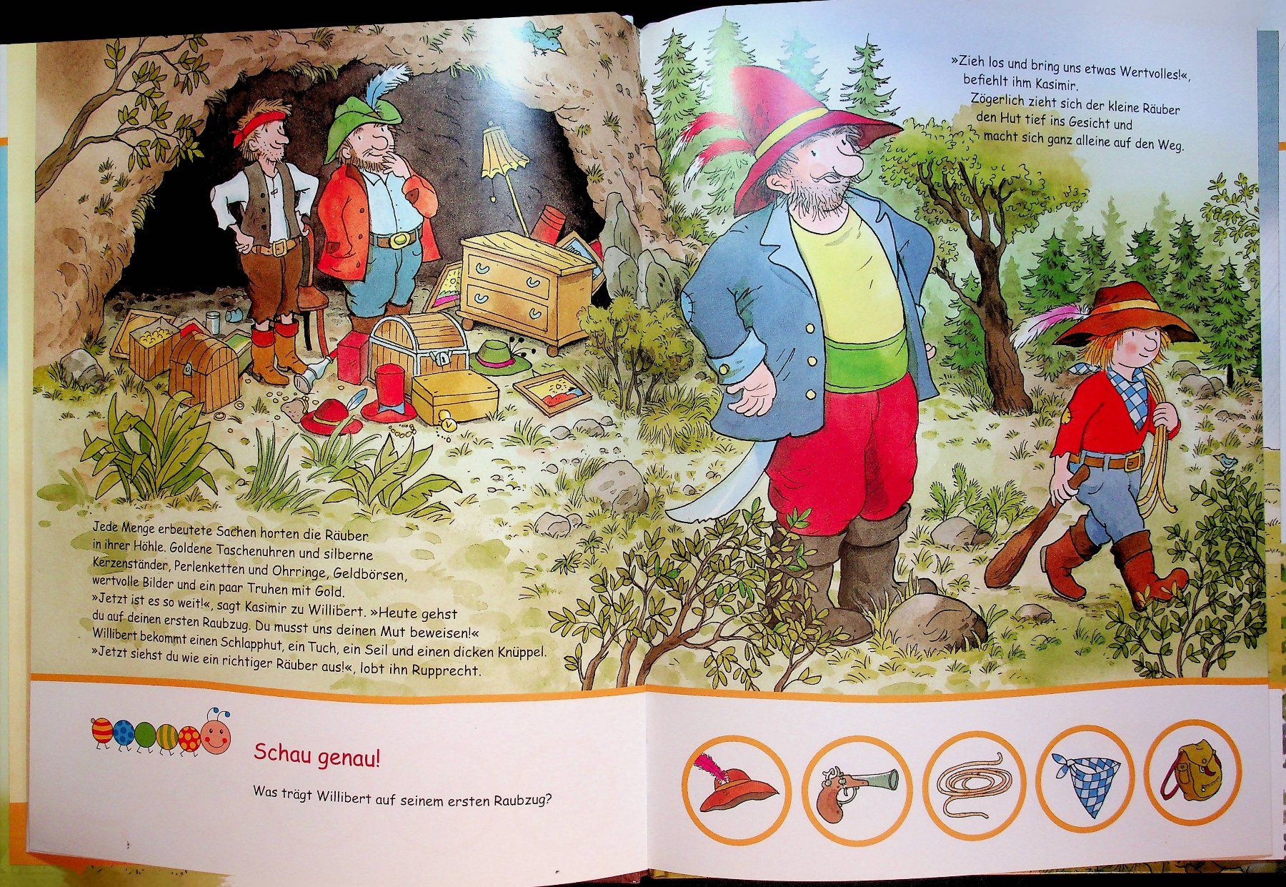 Libri: Erhard Dietl Der wilde Räuber Willibert  / Lernraupe – Usato da Reitnau venduto da Zaomir 4