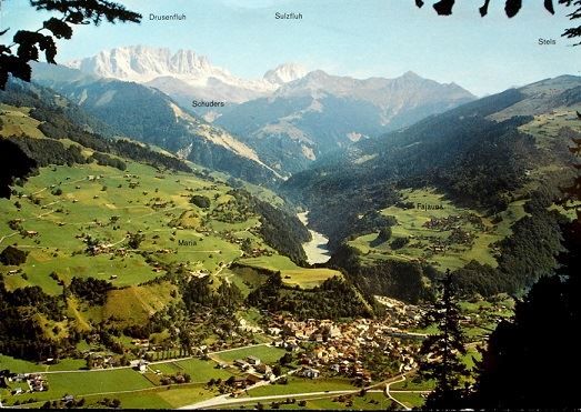 Cartoline postali: SCHIERS Prättigau – Usato da Jona venduto da philajona